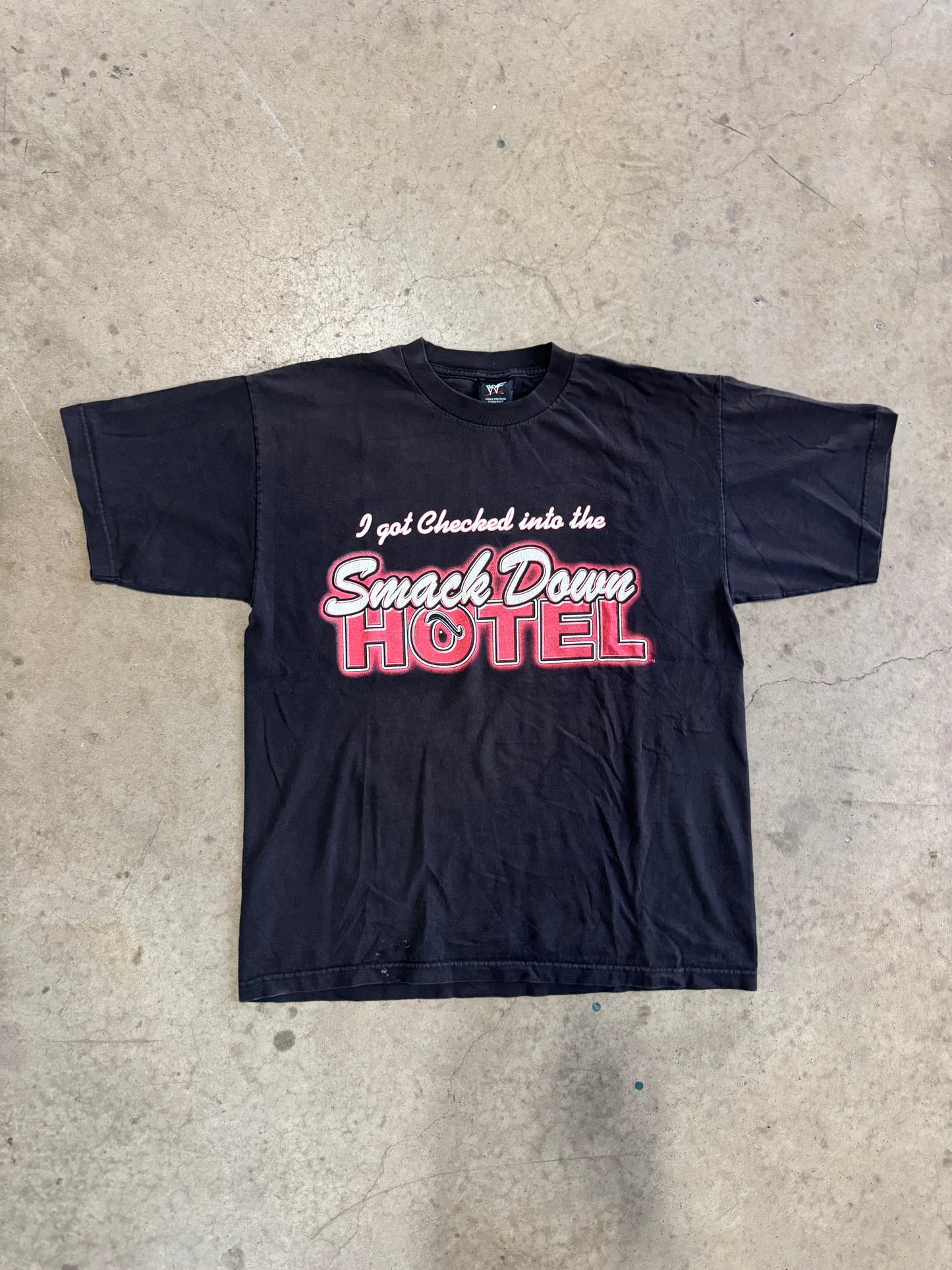 Vintage The Rock wwe tee