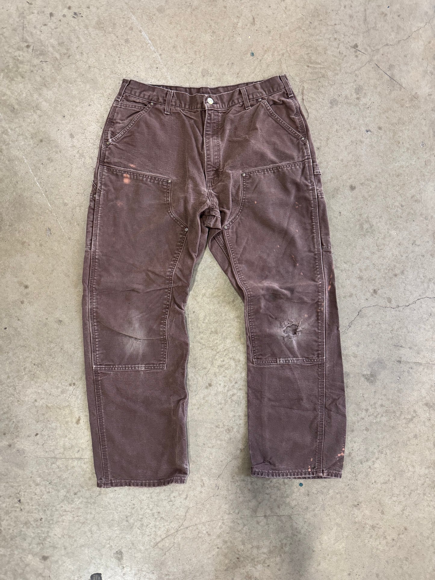 Vintage Brown Carhartt double knees