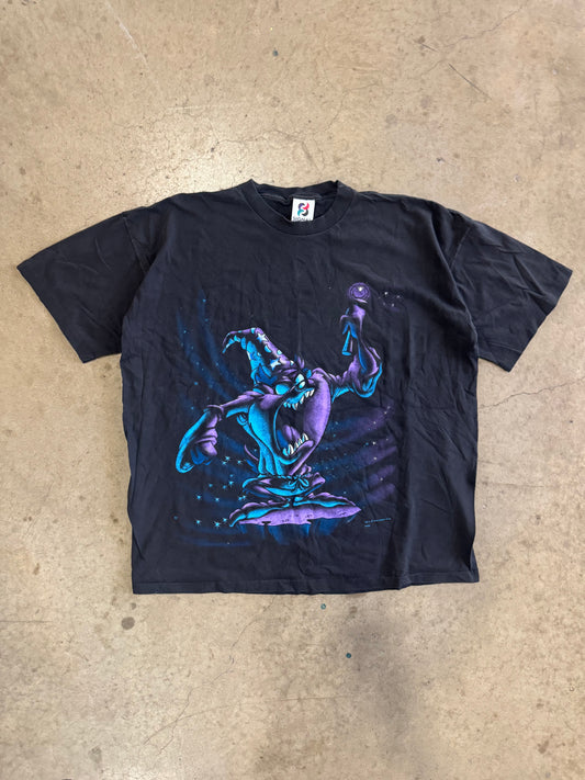 Vintage Taz wizard tee