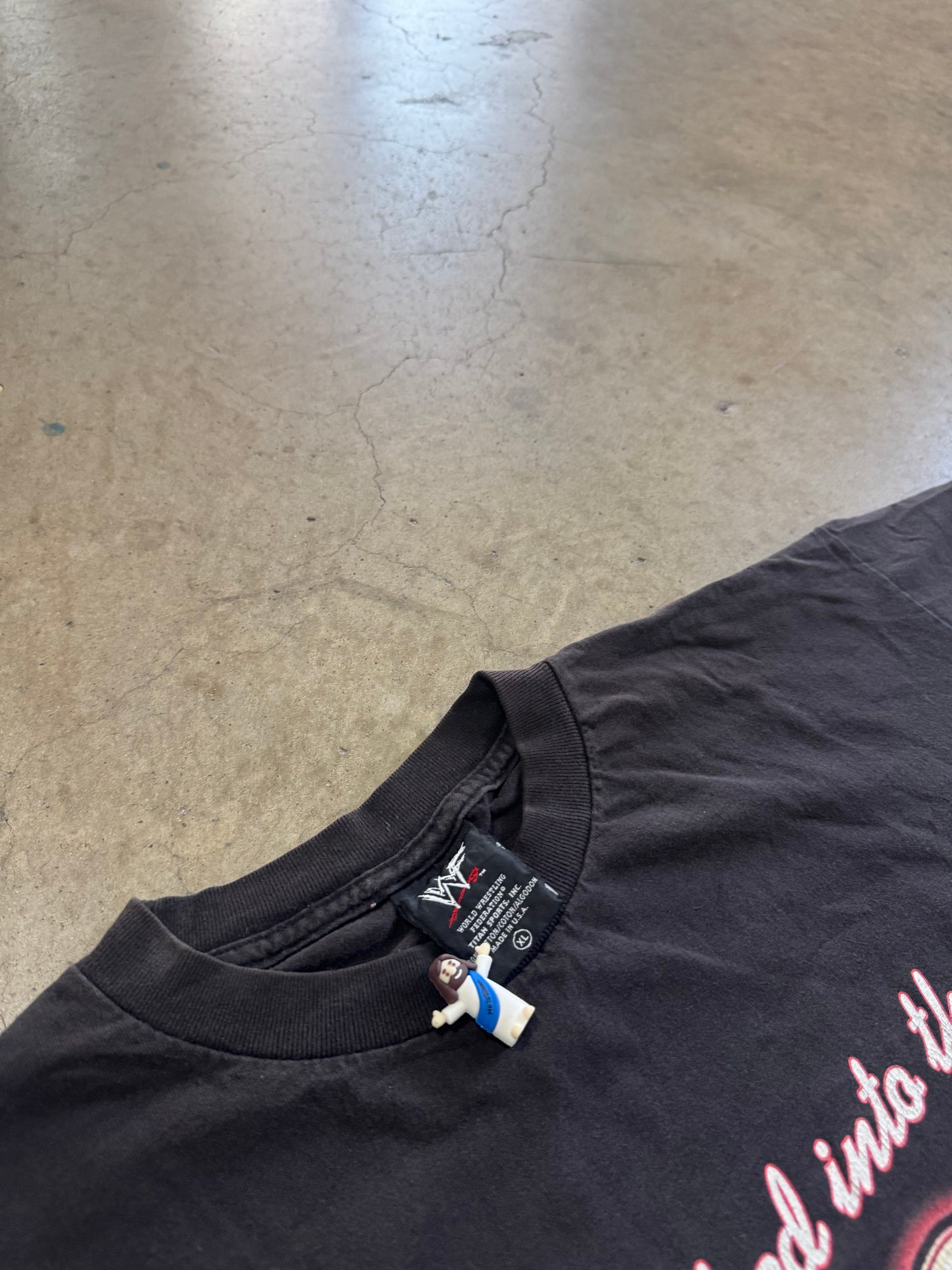 Vintage The Rock wwe tee