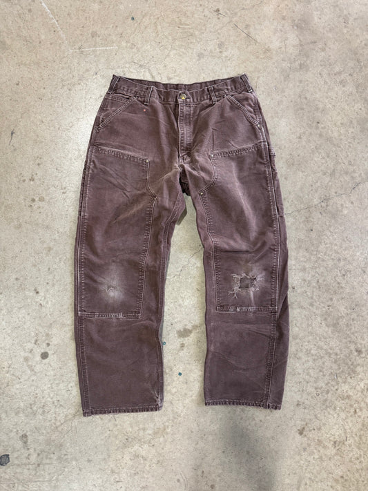 Brown Faded Carhartt Double knees