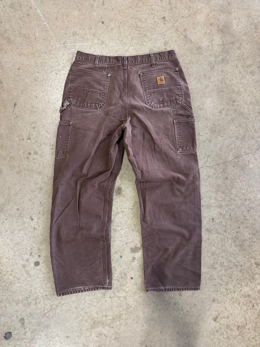 Brown Faded Carhartt Double knees
